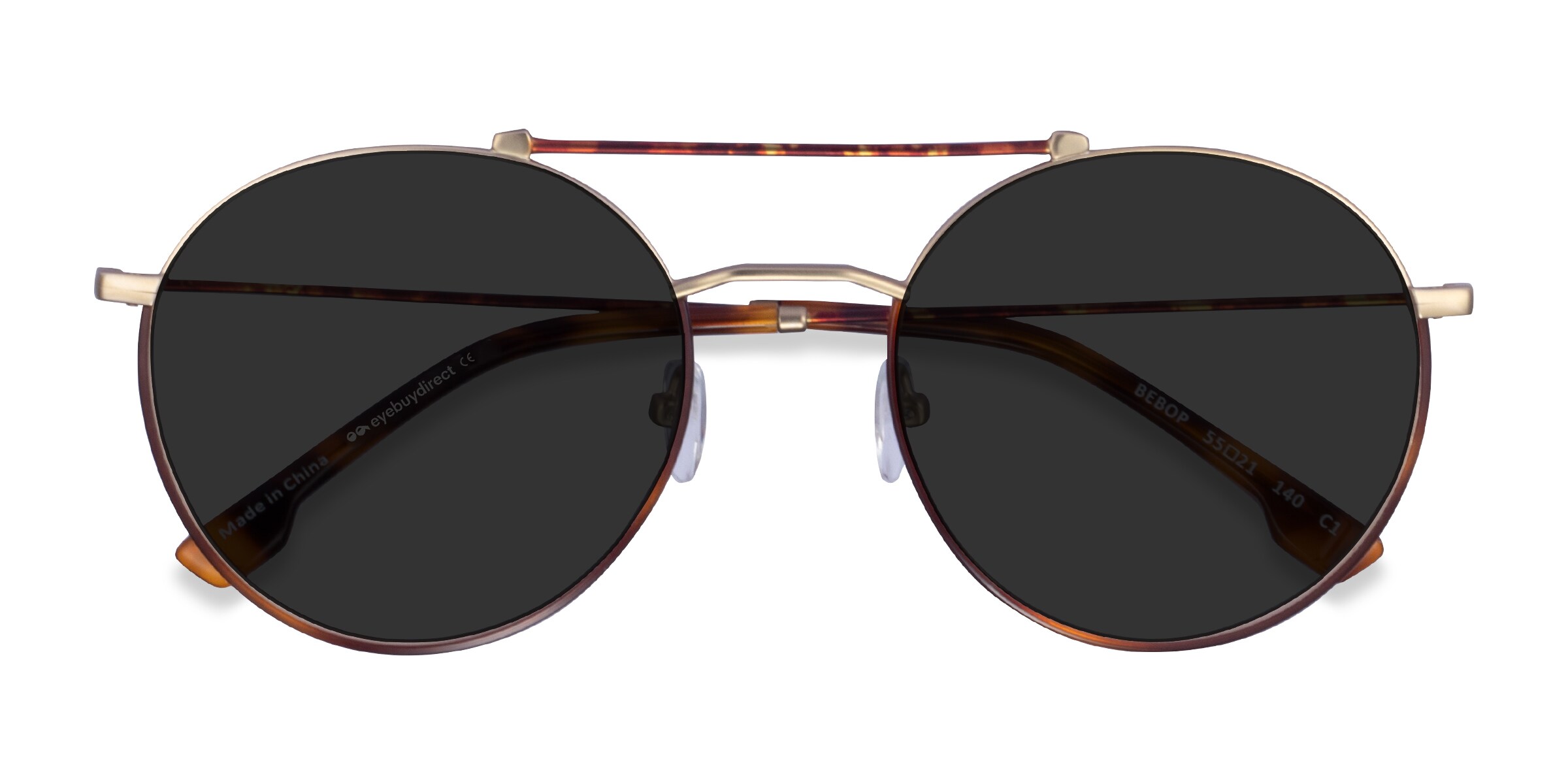 Bebop - Aviator Gold Frame Prescription Sunglasses