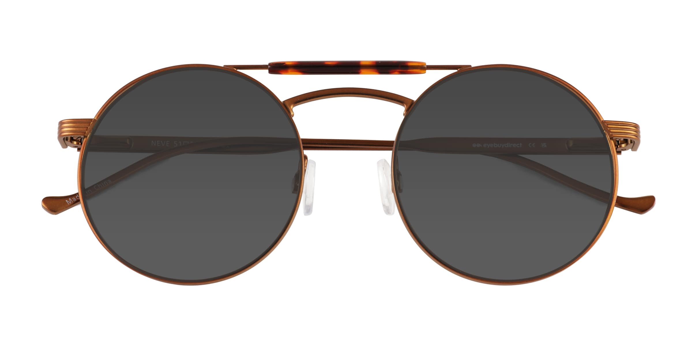 Neve - Aviator Tortoise Brown Frame Prescription Sunglasses