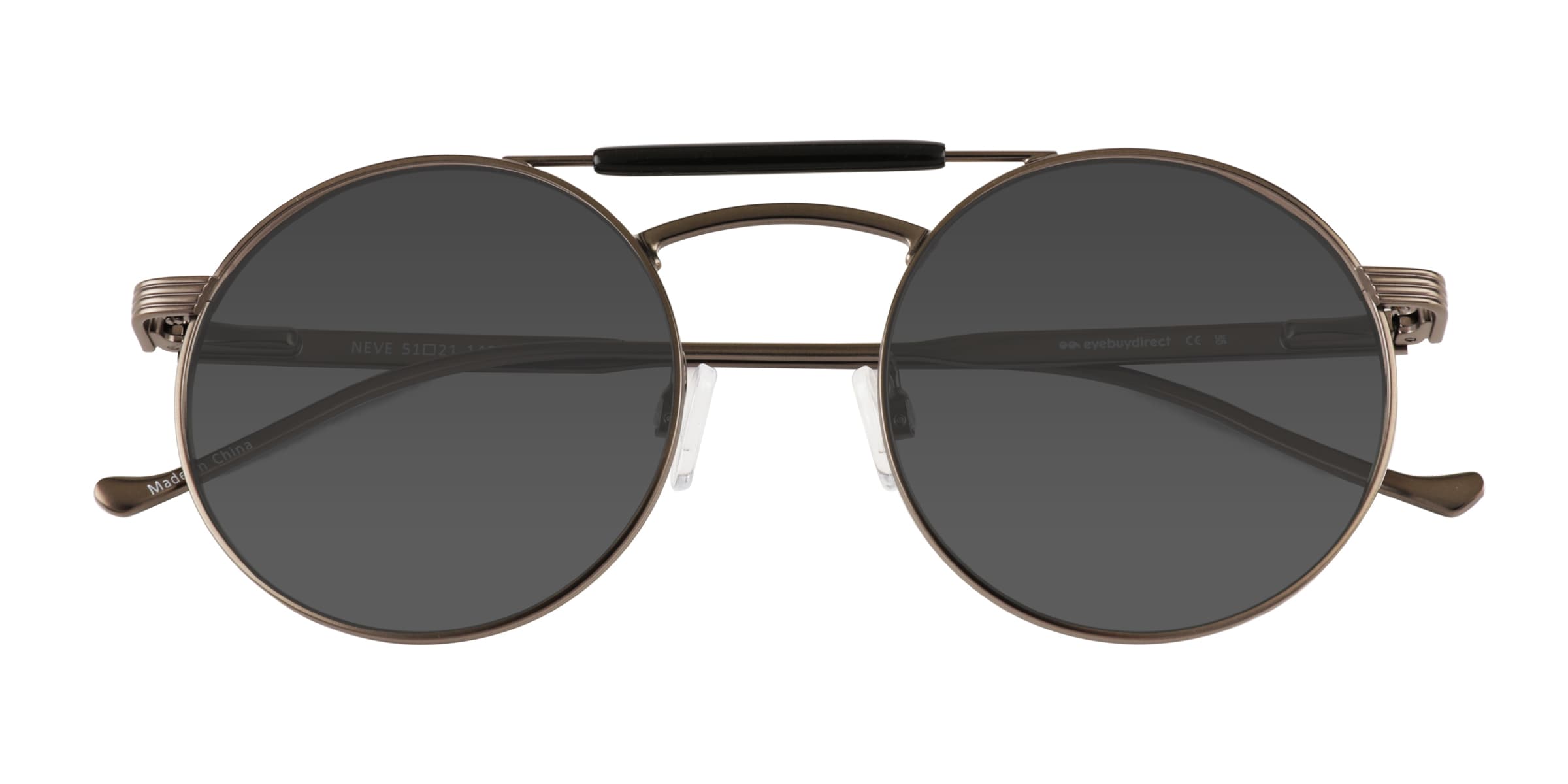 Neve - Aviator Black Gunmetal Frame Prescription Sunglasses
