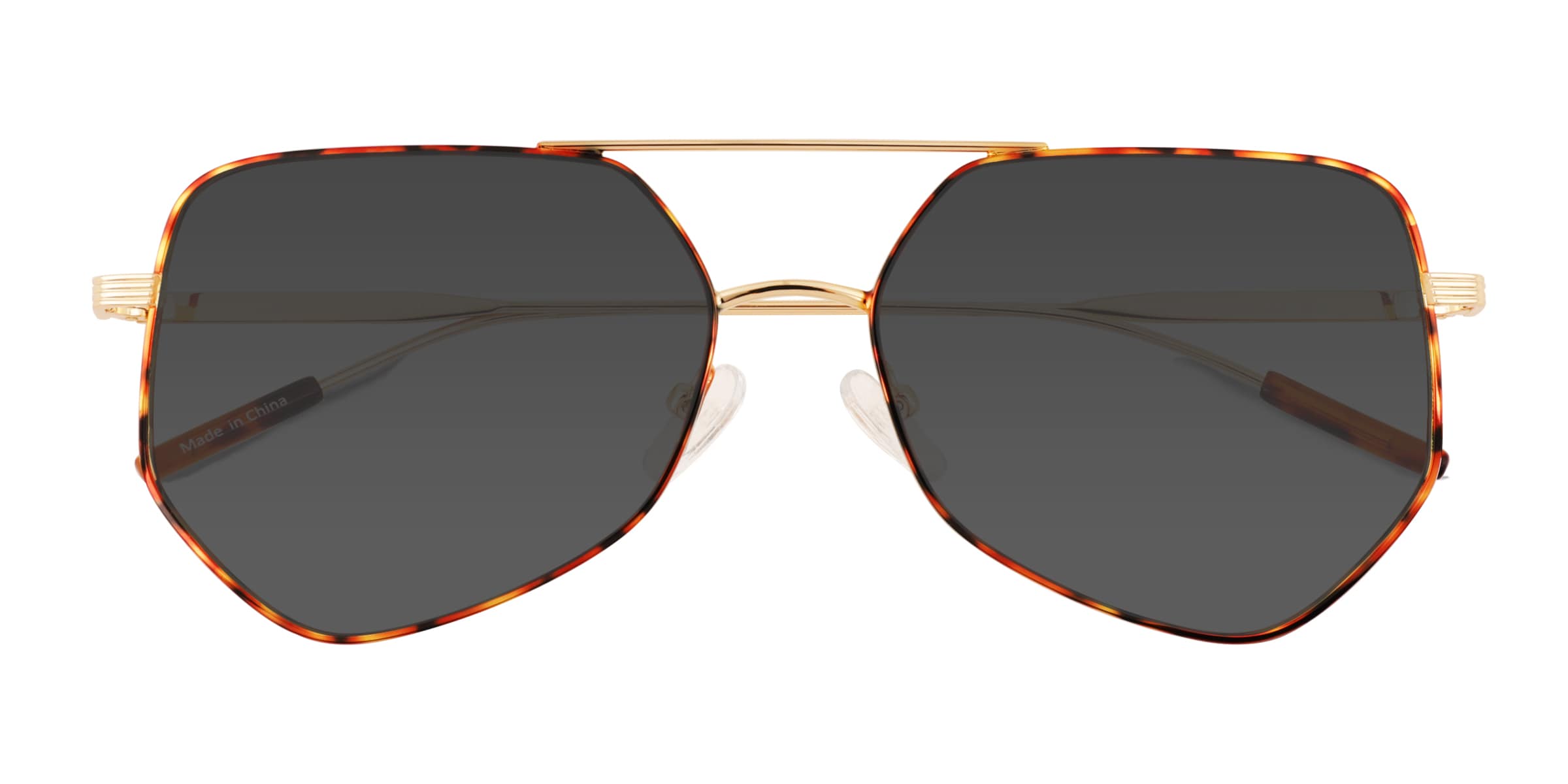 Ryan - Aviator Tortoise Gold Frame Prescription Sunglasses