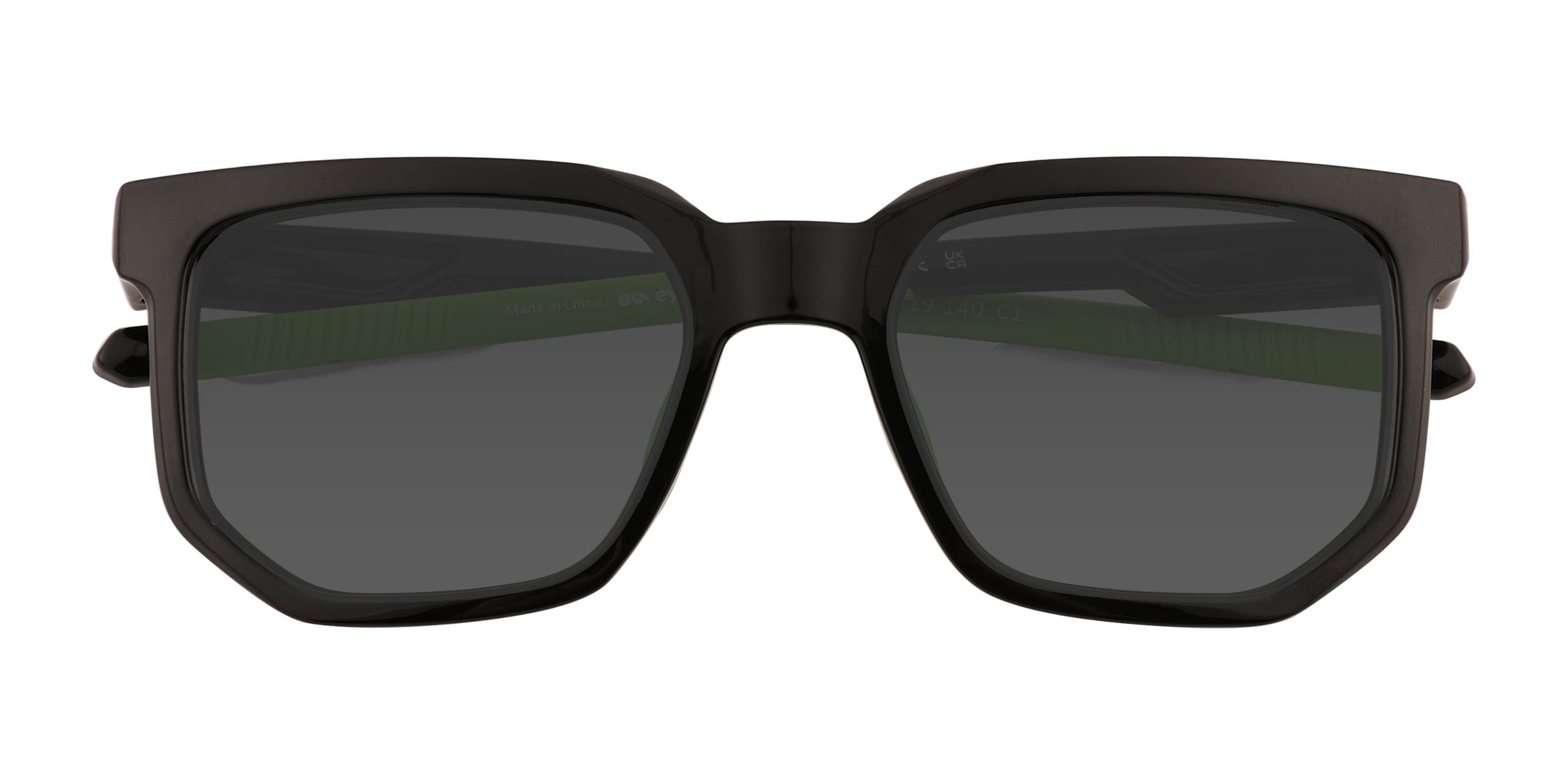 Pillar - Square Black Frame Prescription Sunglasses