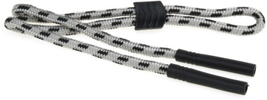 Speckled Nylon Black & Silver Cord