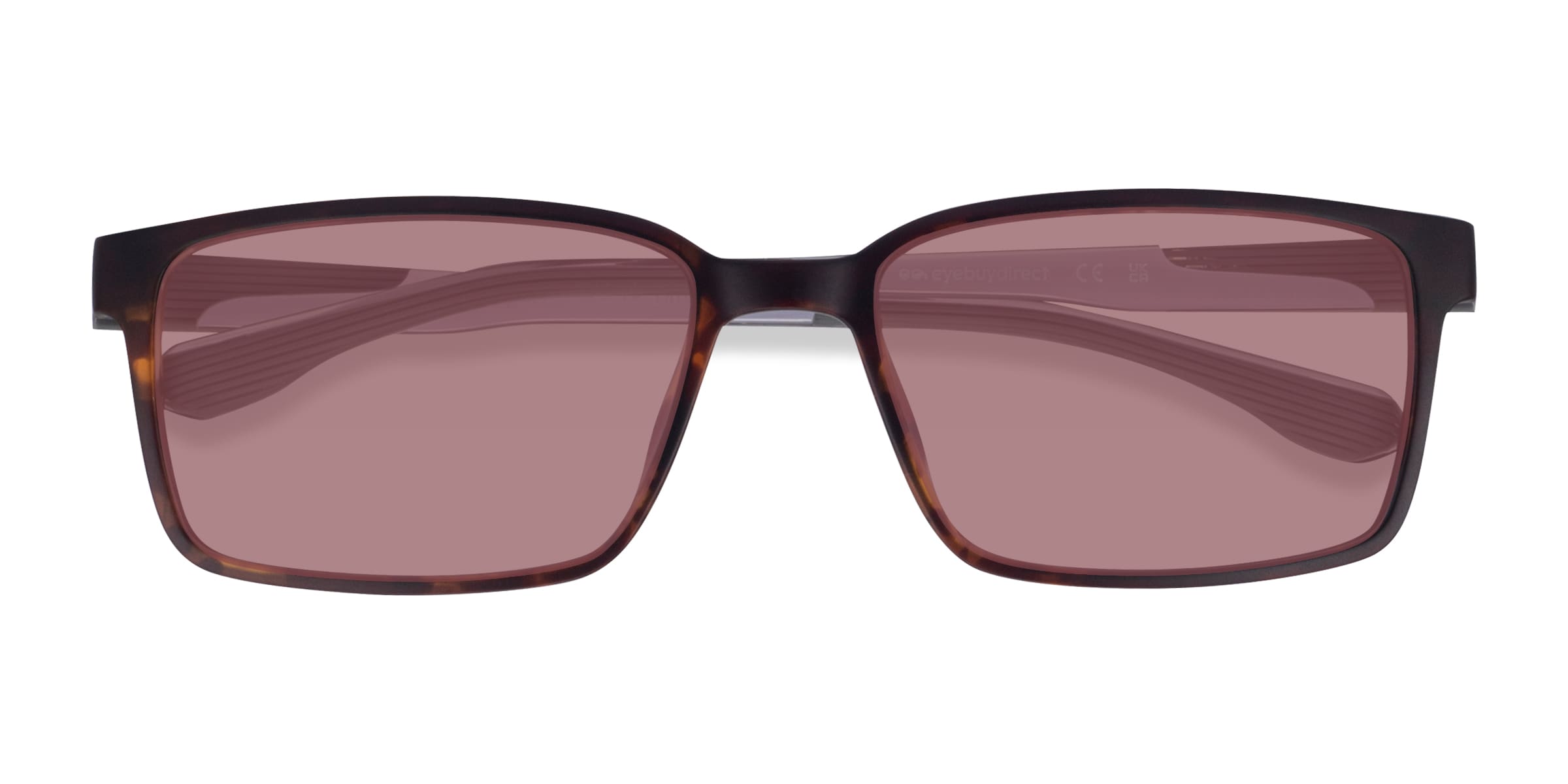 Strive - Rectangle Tortoise Gray Frame Prescription Sunglasses
