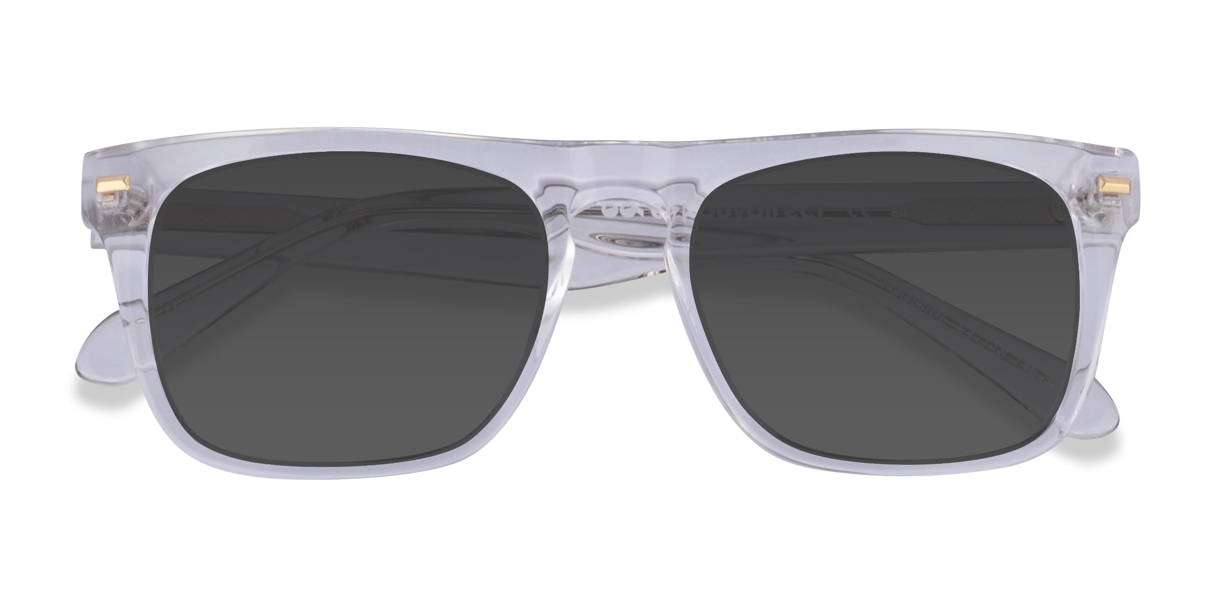 Poolside - Square Clear Frame Prescription Sunglasses