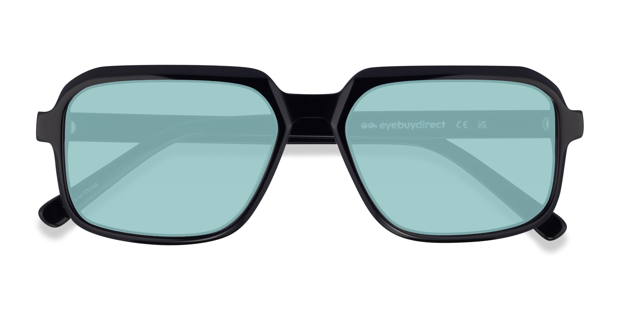 Social - Square Black Frame Prescription Sunglasses