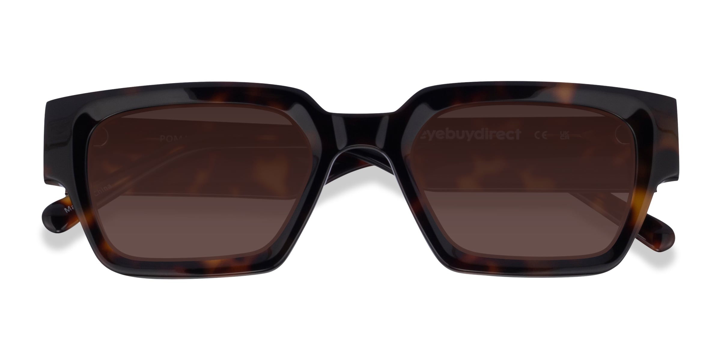 Pomade - Rectangle Tortoise Frame Prescription Sunglasses