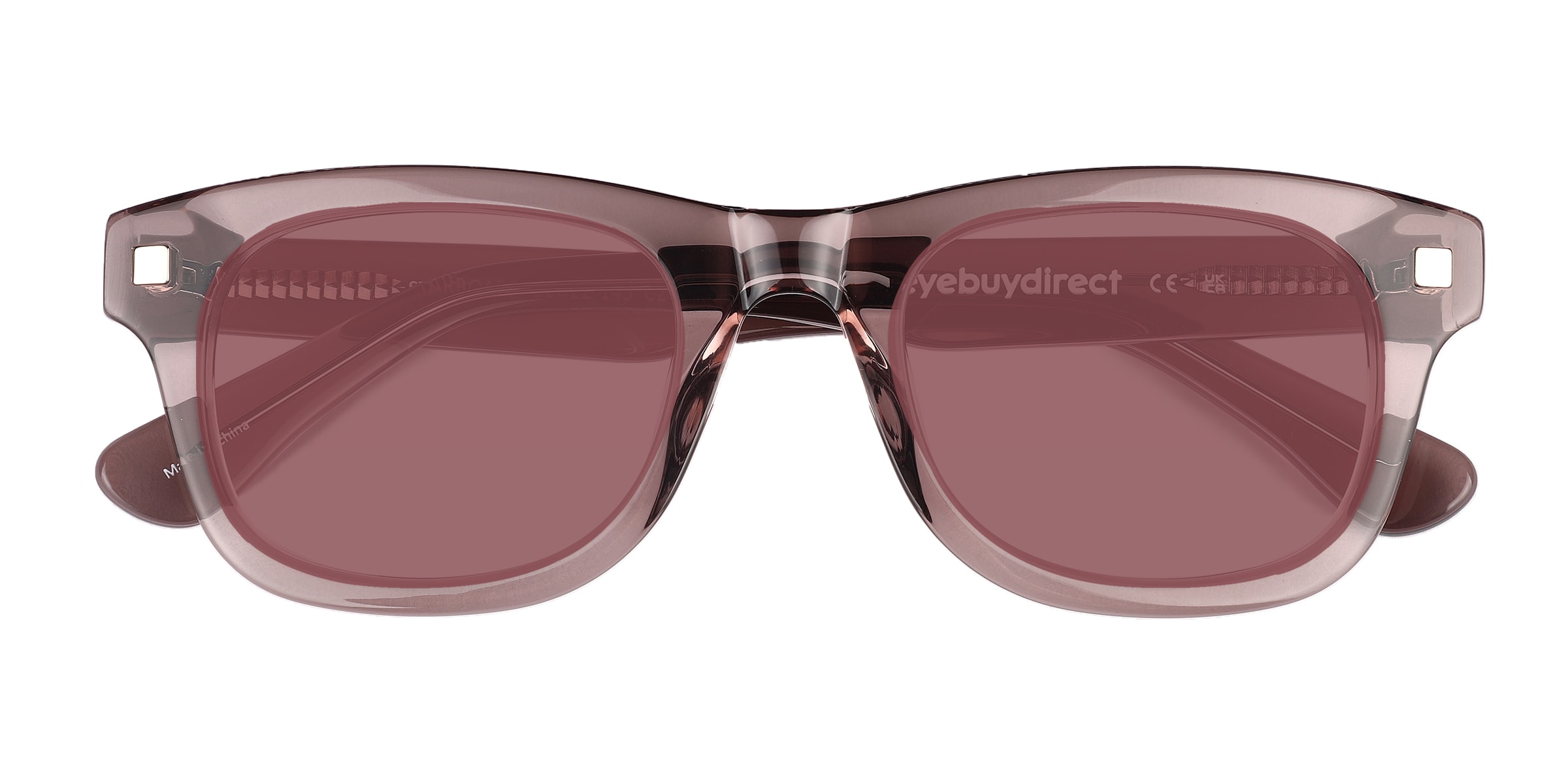 Starboard - Round Light Brown Frame Prescription Sunglasses