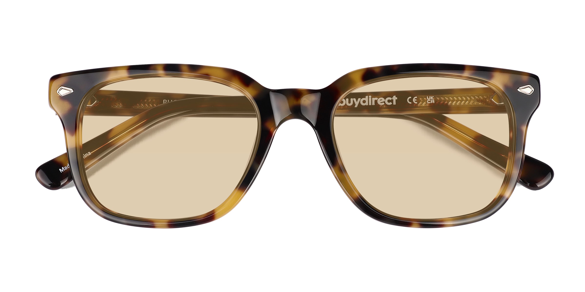 Rugby - Round Spotty Tortoise Frame Prescription Sunglasses