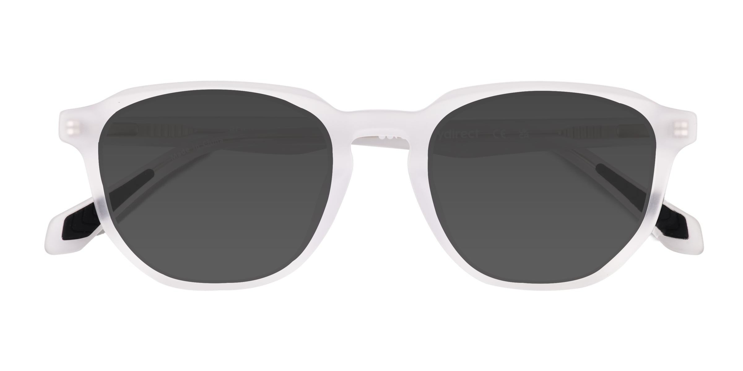 Boost - Round Crystal Clear Frame Prescription Sunglasses