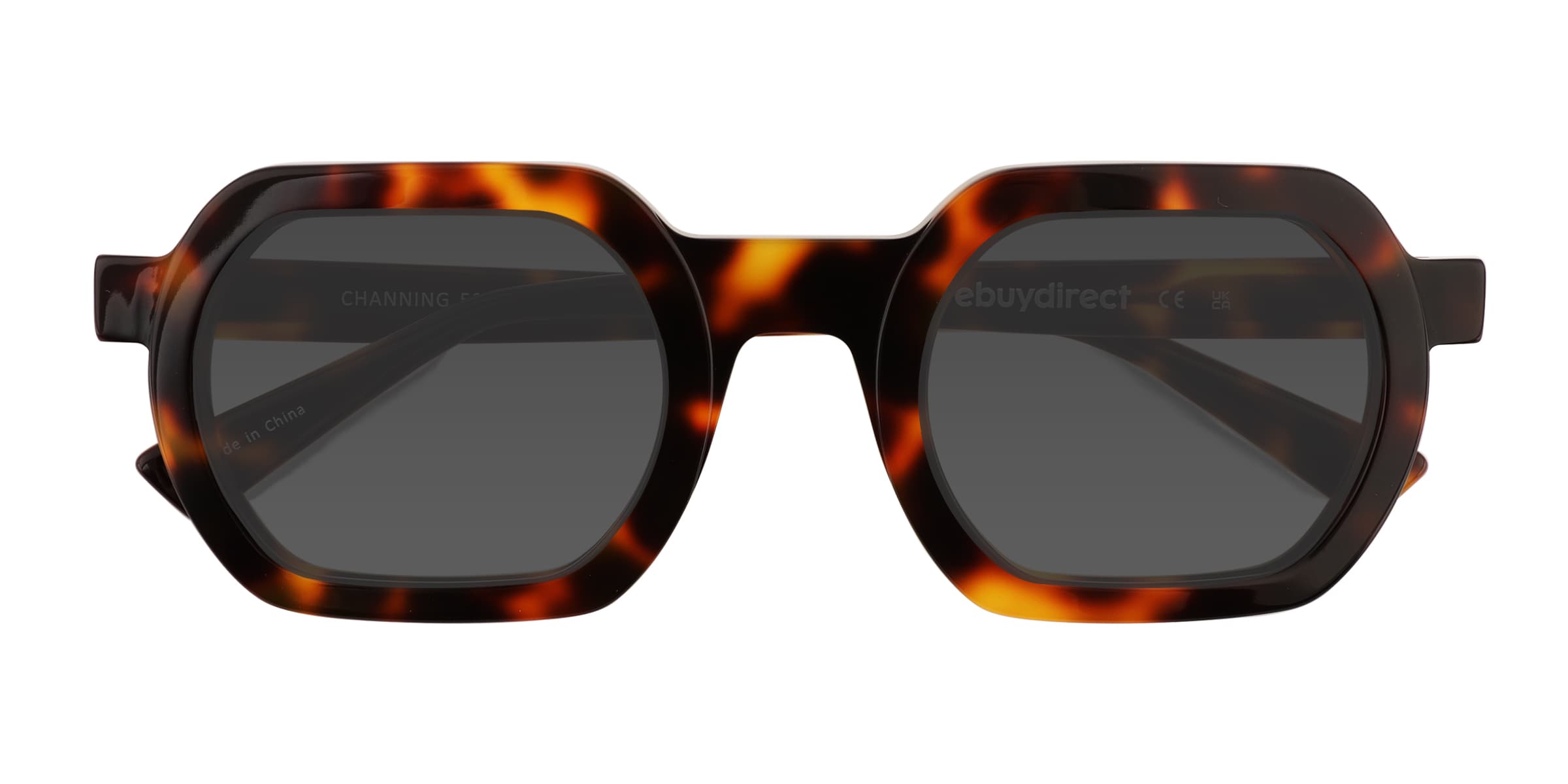 Channing - Square Tortoise Frame Sunglasses For Men