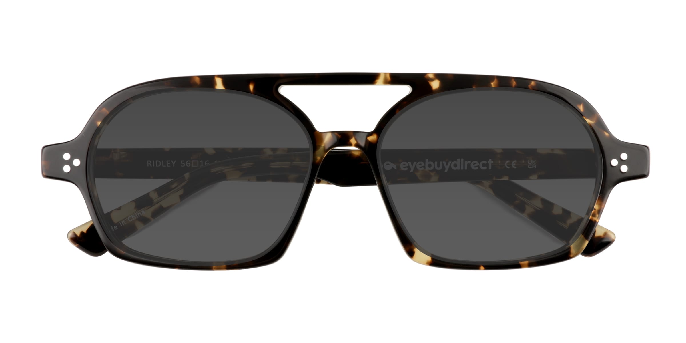 Ridley - Aviator Tortoise Frame Prescription Sunglasses