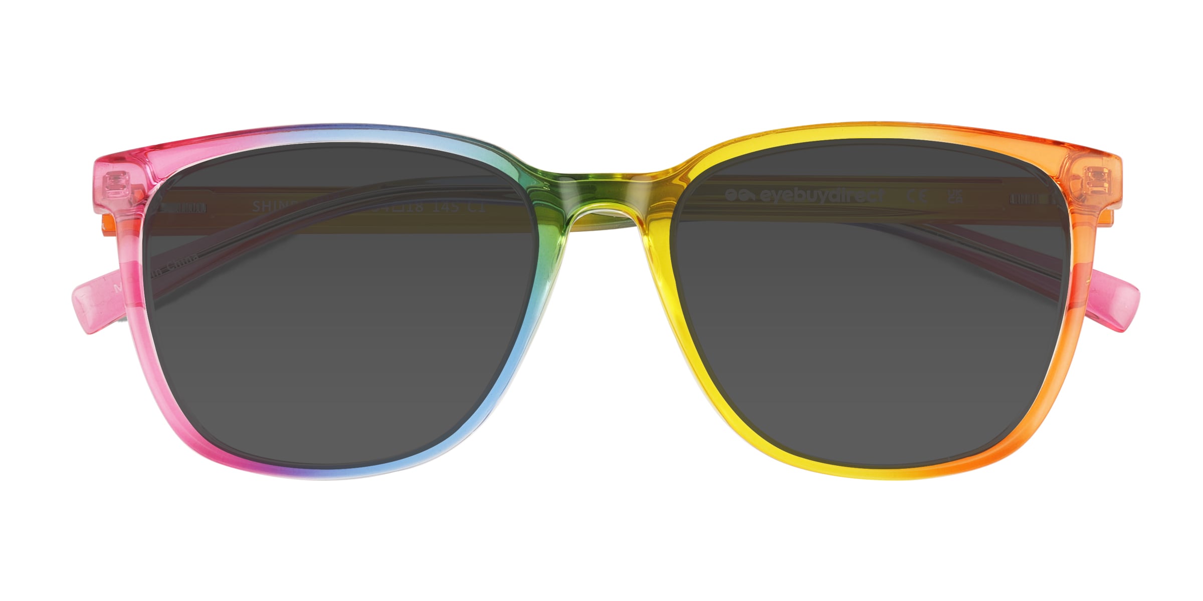 Shine Bright - Square Rainbow Frame Prescription Sunglasses