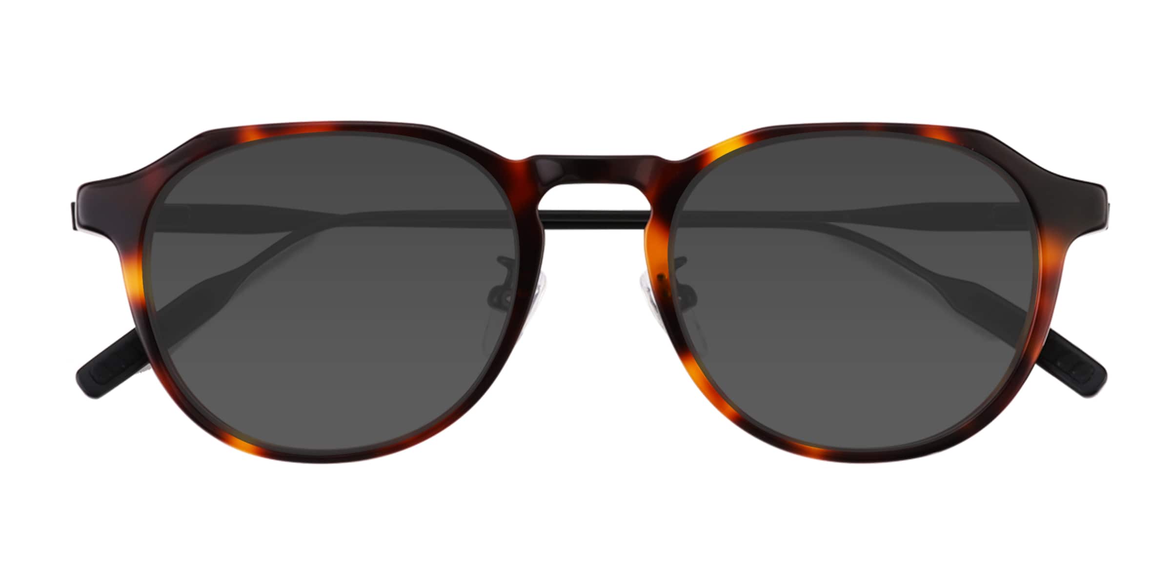 Aim - Round Tortoise Frame Prescription Sunglasses