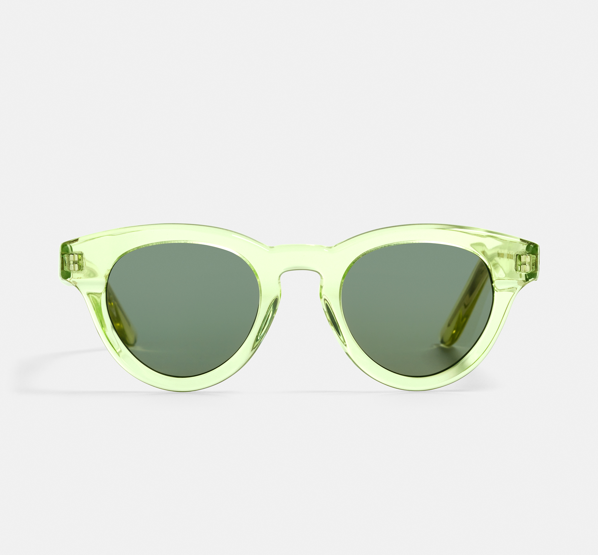 Tiny Pierce Key Lime | Round Renew Bio Acetate Sunglasses