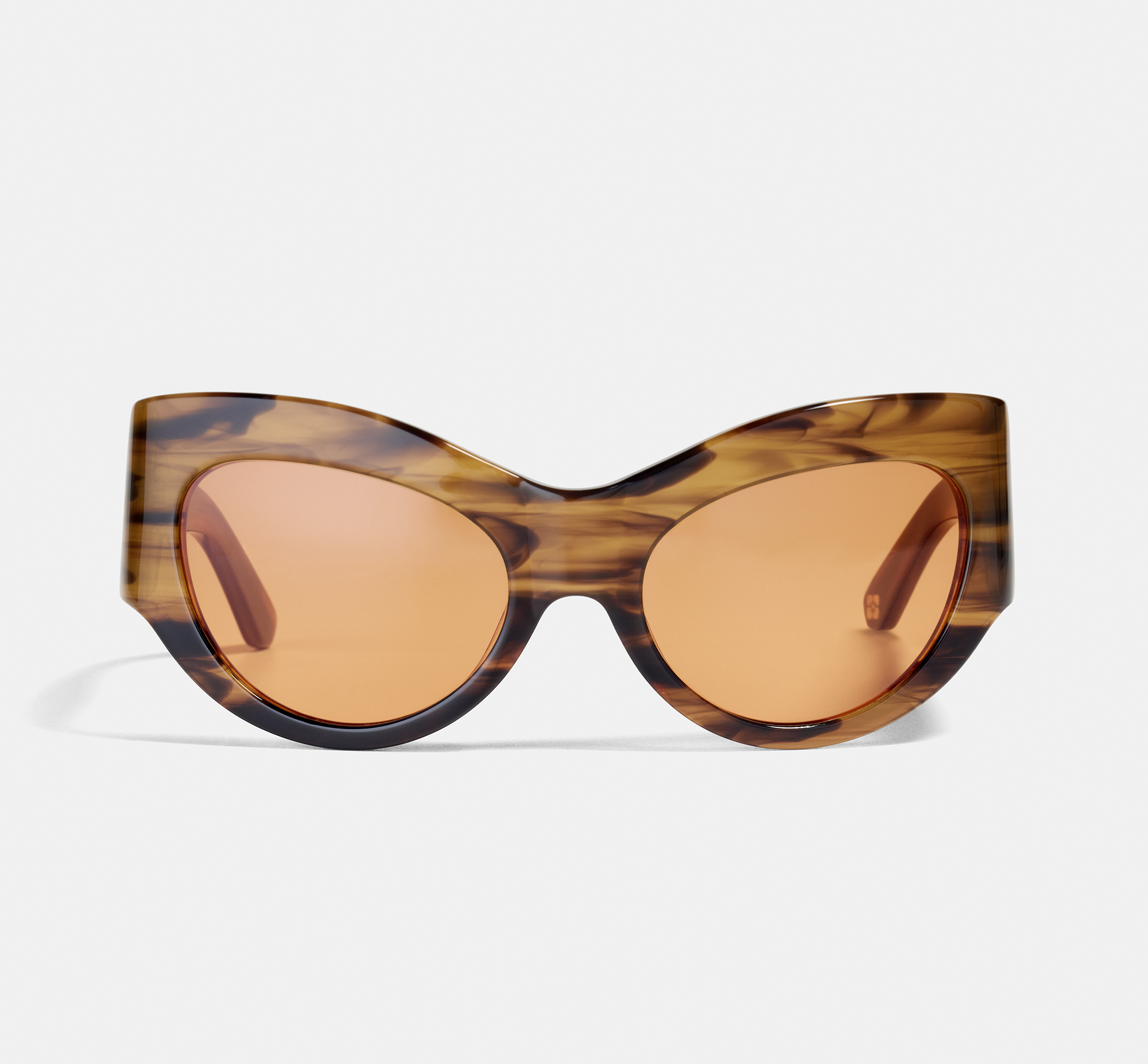 Trixie x GANNI Havana Haze | Oval Renew Bio Acetate Sunglasses