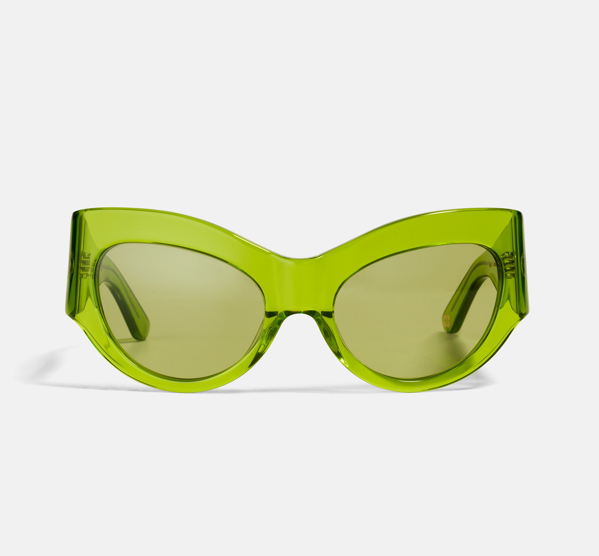 Trixie x GANNI Matcha | Oval Renew Bio Acetate Sunglasses