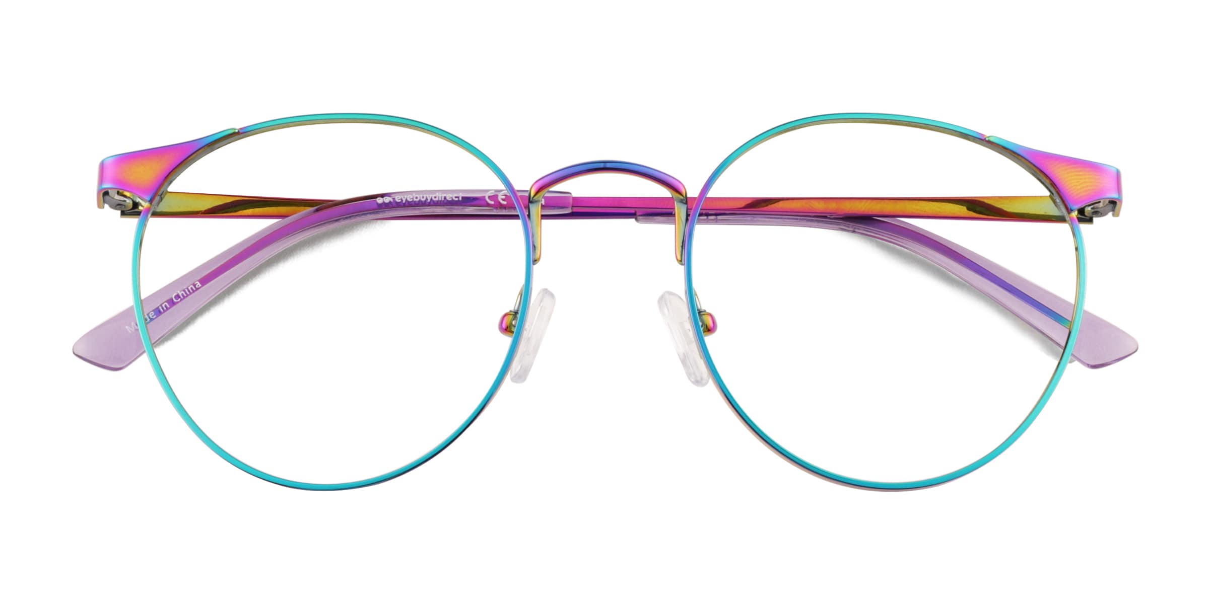Alsie Round Rainbow Full Rim Eyeglasses