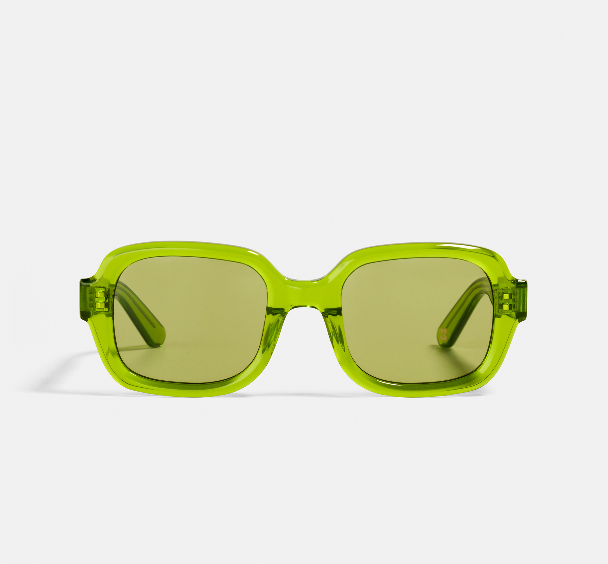 Twiggy x GANNI Matcha | Square Renew Bio Acetate Sunglasses