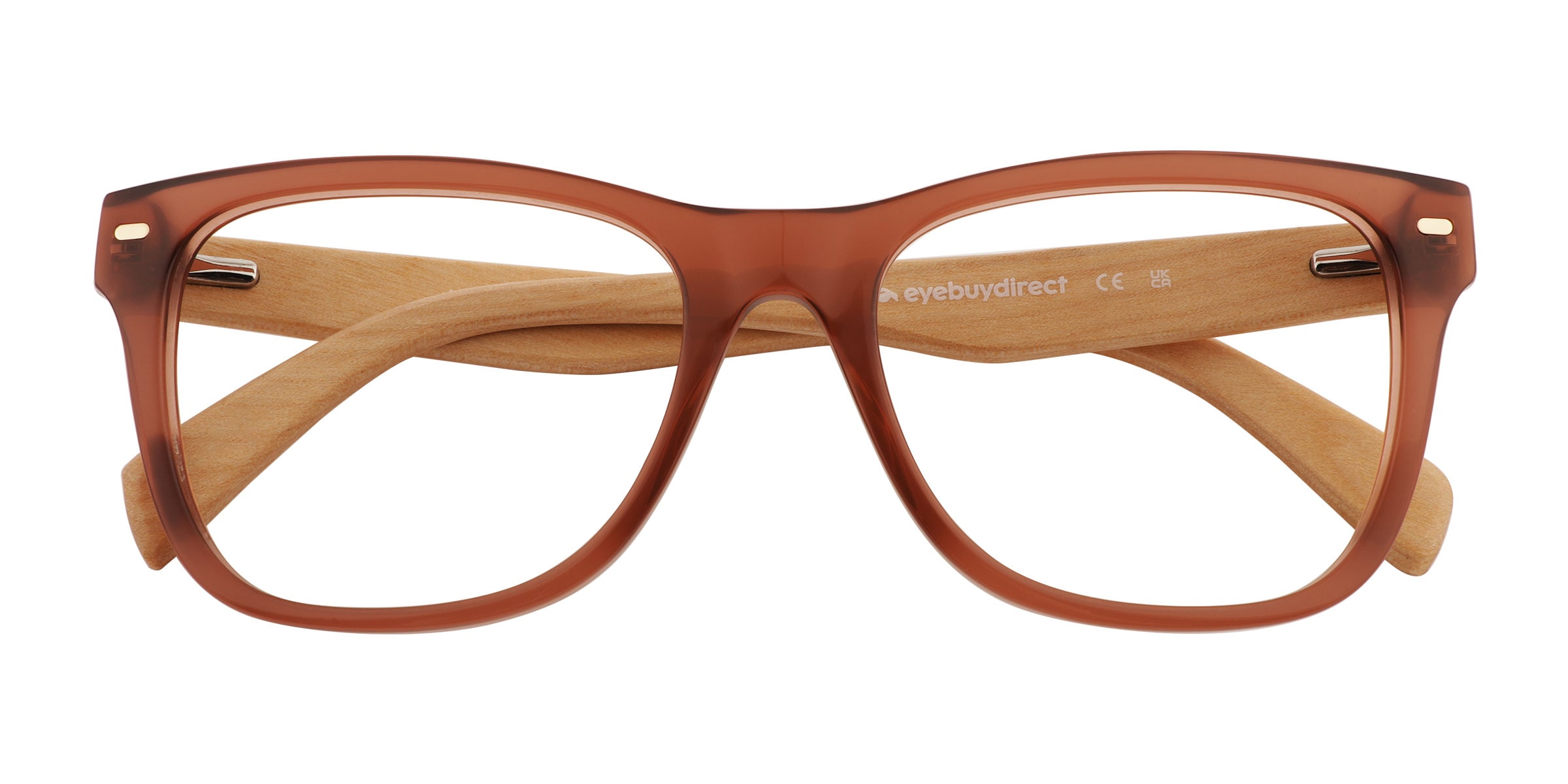 Nature Cat Eye Brown Glasses for Women